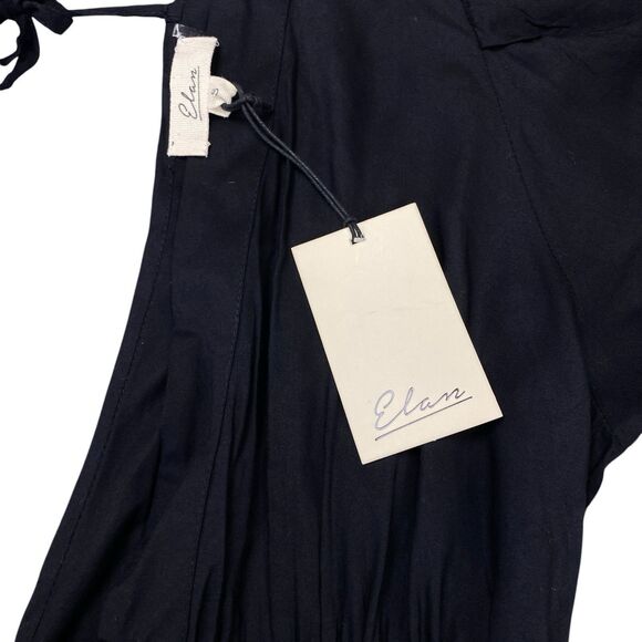 Elan Deep Black V-Neck Cover-Up Maxi Dress Women Size Small MSRP: $74 - Picture 8 of 16